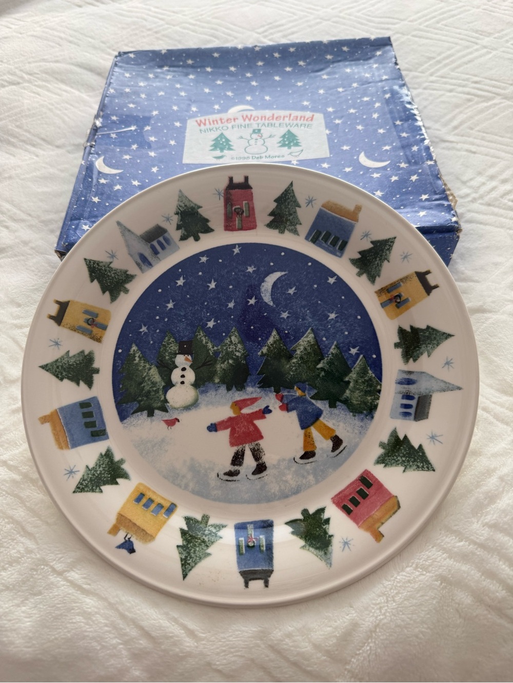 Winter Wonderland Decorative Holiday Plate - Winter Scene